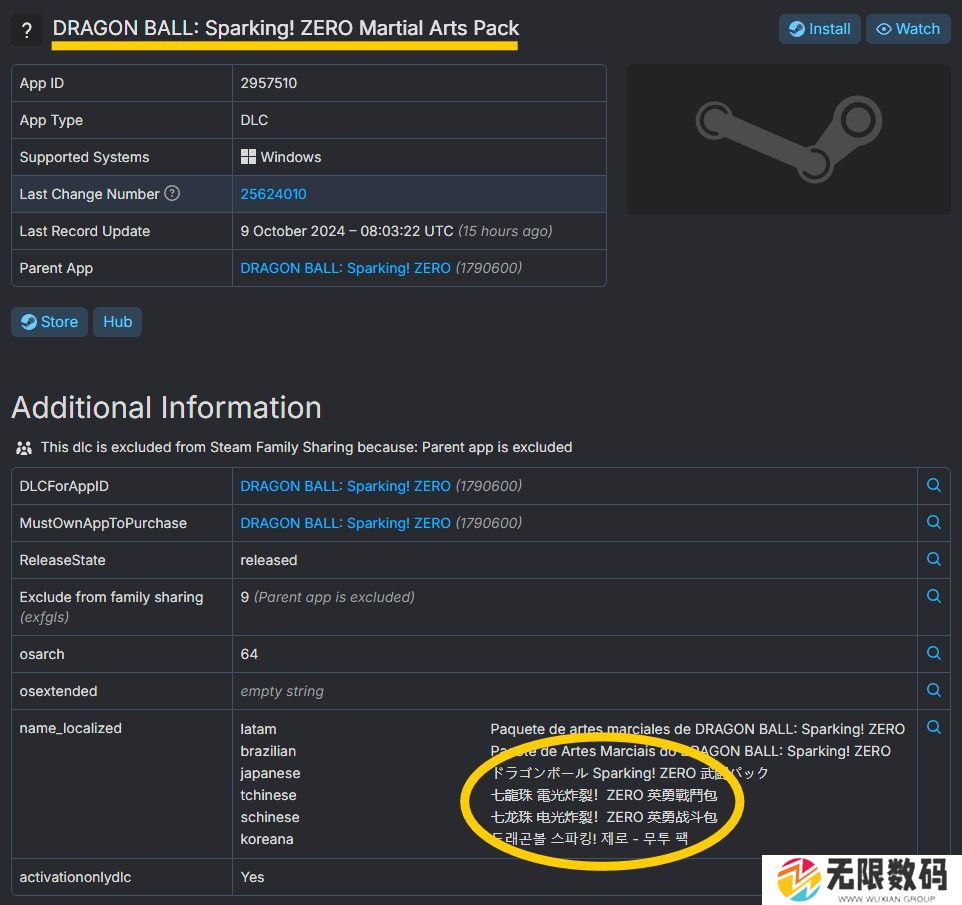 Steam泄露《七龙珠 电光炸裂！ZERO》DLC