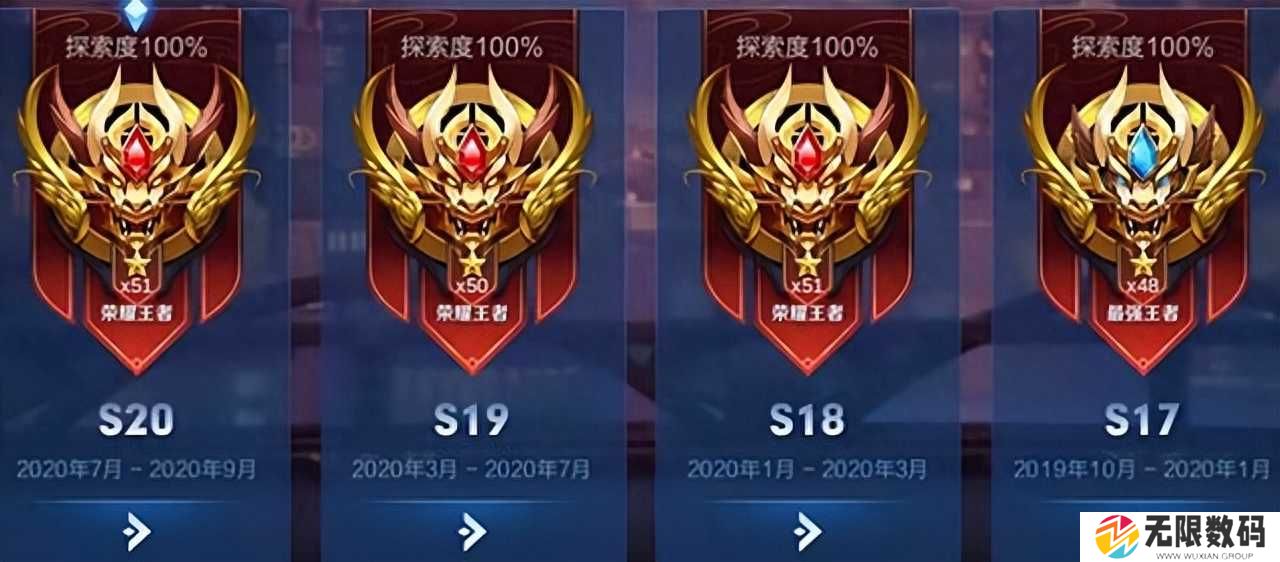 王者荣耀段位排列-王者荣耀段位等级顺序