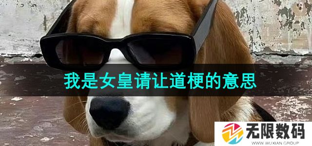 我是女皇你们不懂请让道是什么梗-我是女皇你们不懂请让道梗的意思