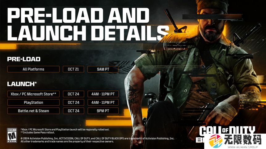 《使命召唤：黑色行动6》预载和解锁时间公布  记得更新驱动