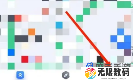 《百度地图》风向标查看方法