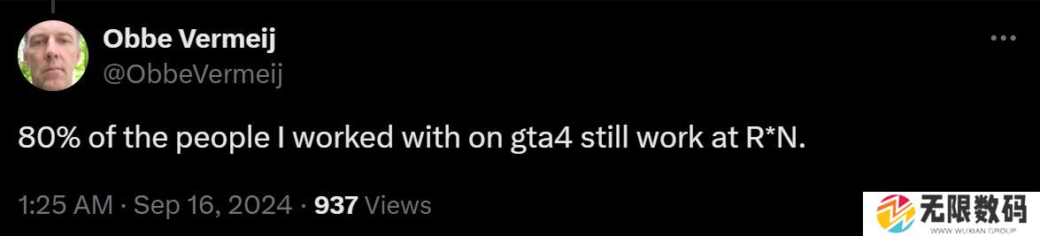 《GTA4》80%的老员工仍在R星开发《GTA6》
