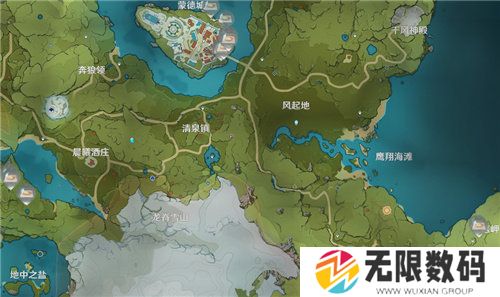 原神蒲公英分布图一览