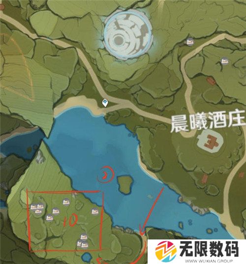 原神蒲公英分布图一览