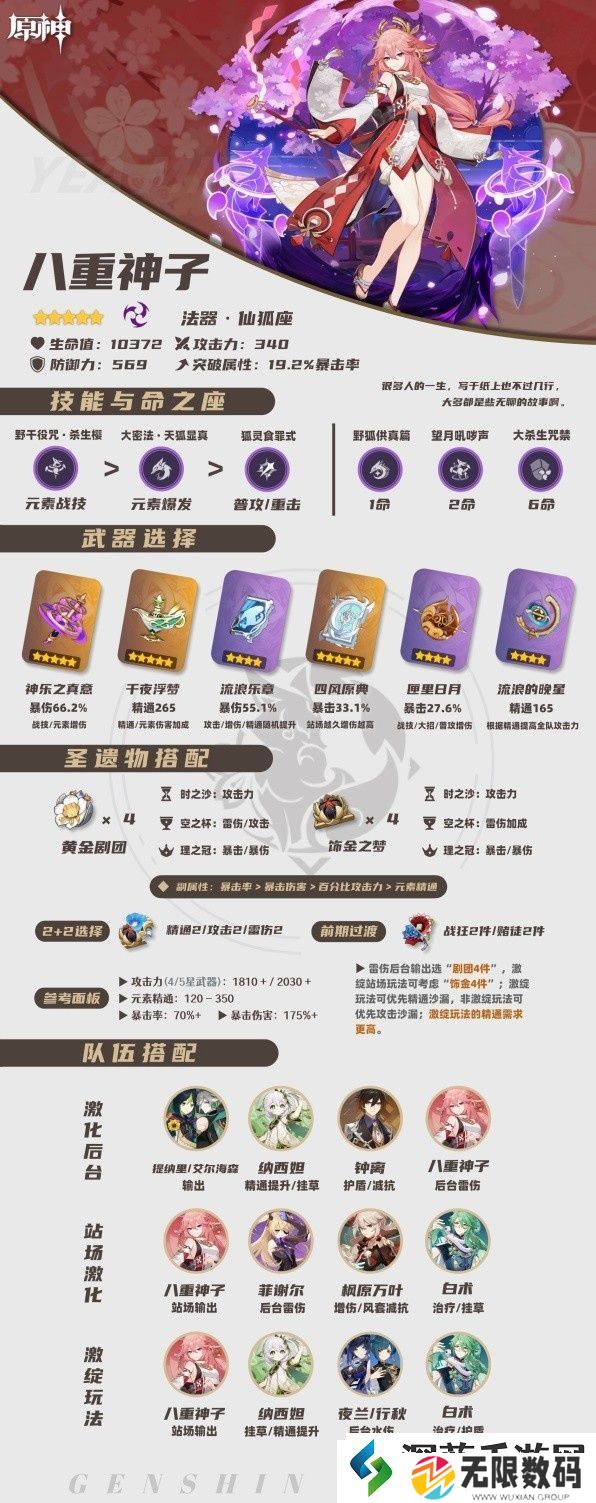 原神4.4版本八重神子该怎么选择配队：创意十足-乐趣无穷