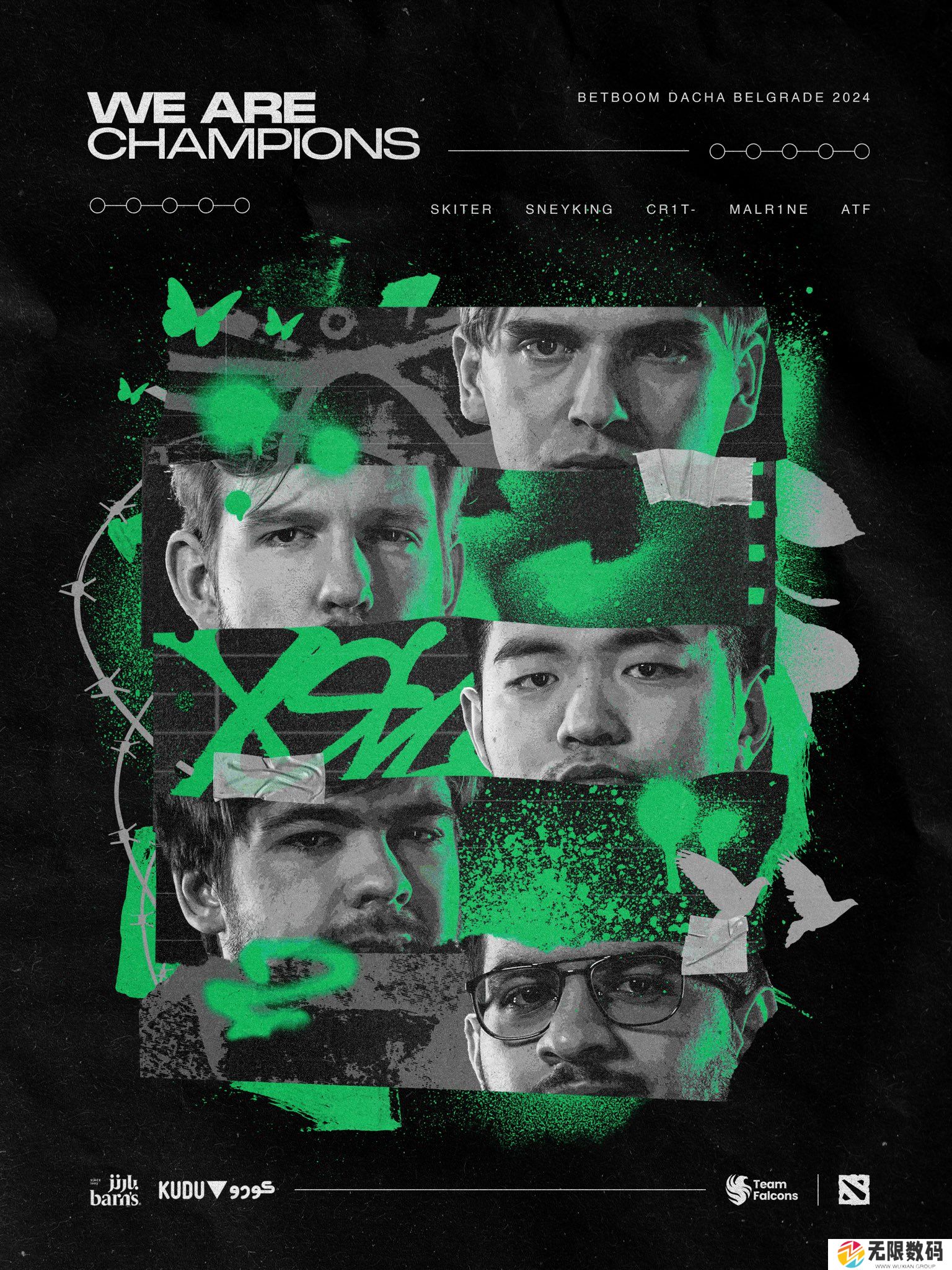 《DOTA2》BB别墅杯贝尔格莱德站 Falcons夺冠